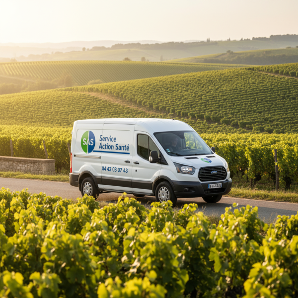 Collecte des DASRI dans le vignoble Bourguignon
