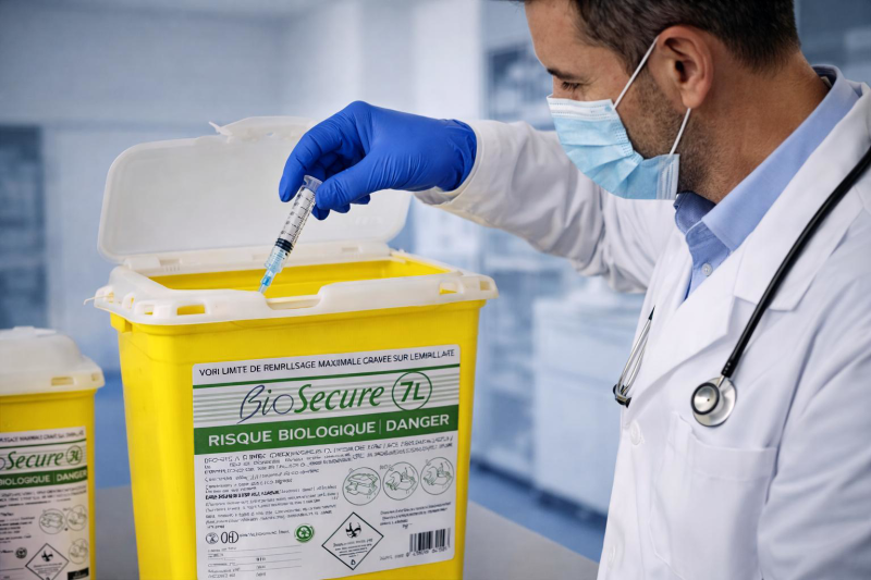 Sécurisez la collecte de vos DASRI : collecteurs à aiguilles conformes et écoresponsables pour professionnels de santé à Paris, PACA et Nord