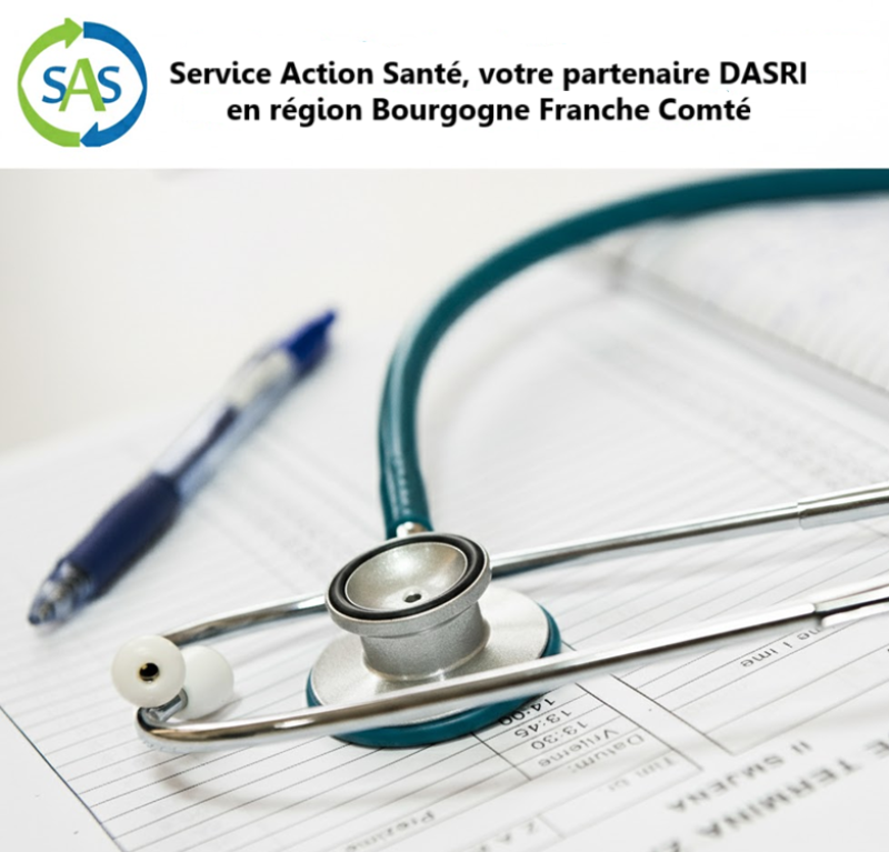 Service Action Santé, gestion des DASRI en Bourgogne Franche Comté