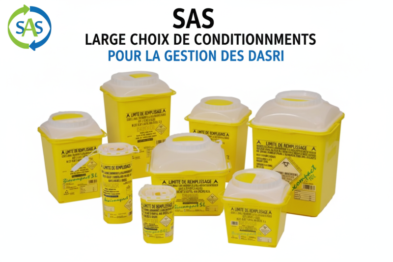 conditionnements DASRI aux normes en vigueur 